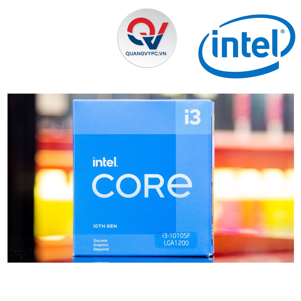 Vi xử lý CPU Intel Core i3 10105F - hàng chính hãng Intel Việt Nam