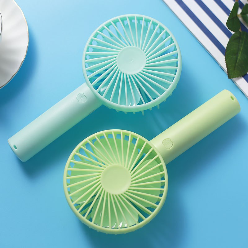 Quạt mini cầm tay tích điện 3 Chế Độ Gió [Full Box, Pin, Dây Sạc, Đế Chống Trượt] | BigBuy360 - bigbuy360.vn