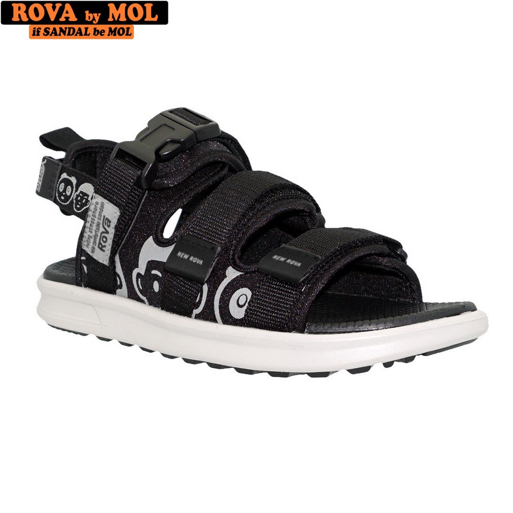 Giày sandal Rova nữ học sinh quai dù RV3408P - MOL VN