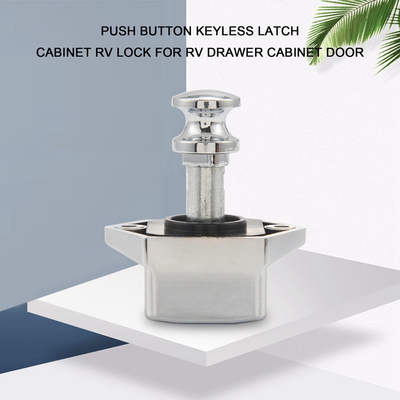 Set 10 Nút Nhấn Không Chìa Khóa Dày Dặn 15-27mm Cho Tủ Chạn / Cửa Ra Vào / Tủ Chén