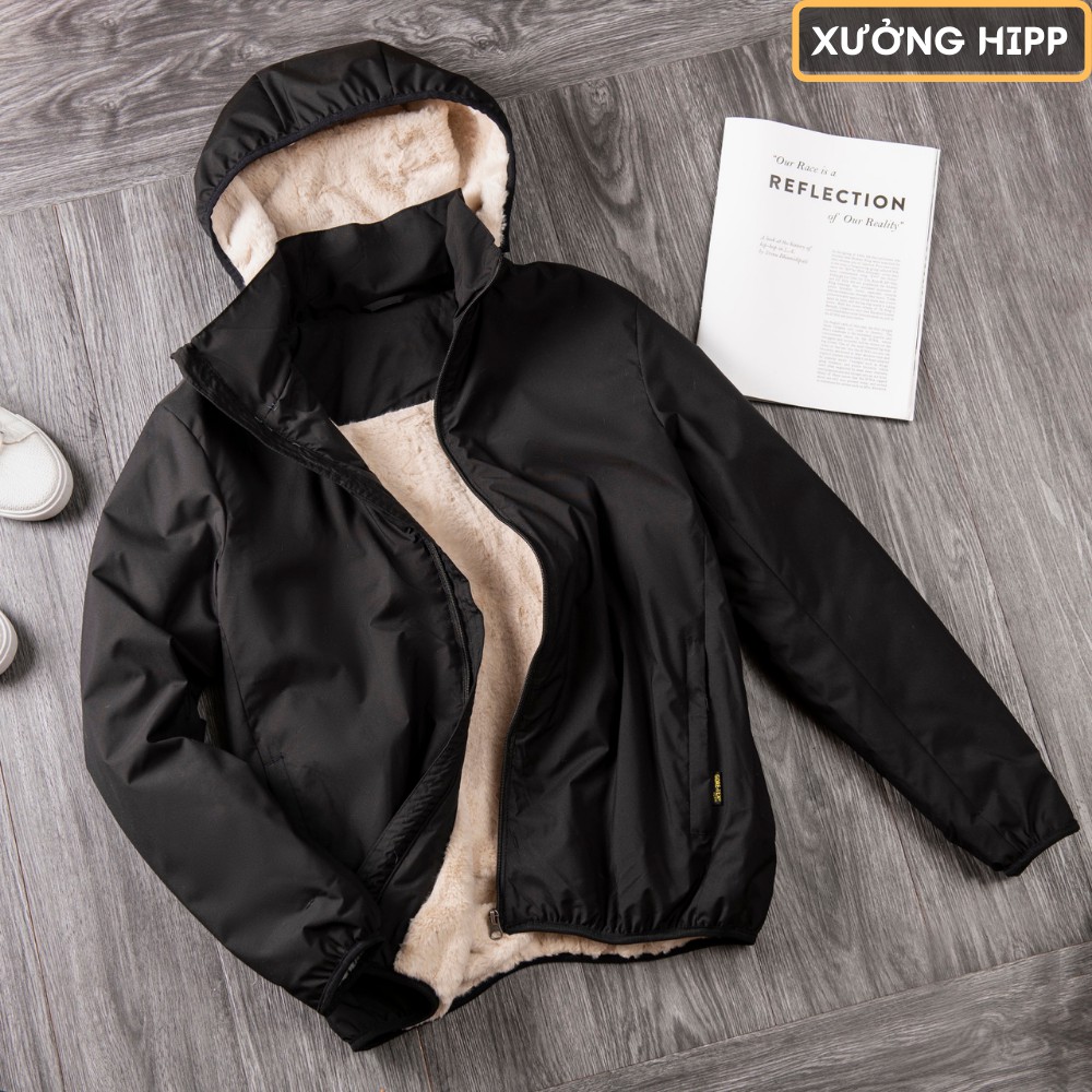 Áo Khoác Gió Nhung Muji Nam Lót Lông Cừu Cao Cấp Hàng Xuất Nhật XƯỞNG HIPP, KGLL2 | BigBuy360 - bigbuy360.vn