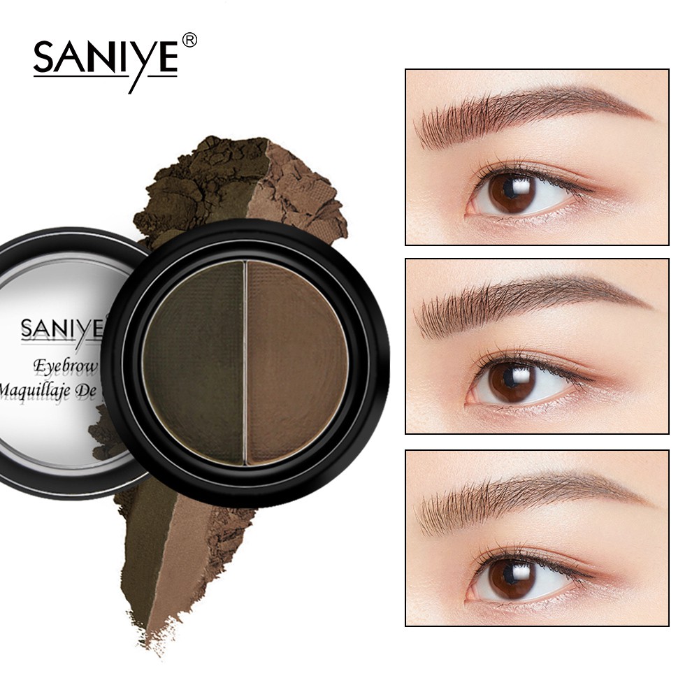 Phấn trang điểm lông mày 2 màu đẹp mắt và cuốn hút SANIYE E028 | BigBuy360 - bigbuy360.vn