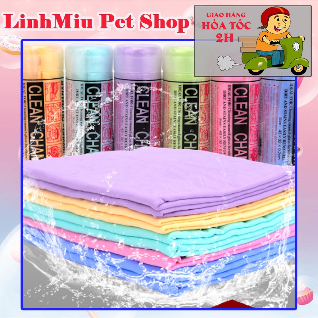Khăn tắm siêu thắm hút cho chó mèo