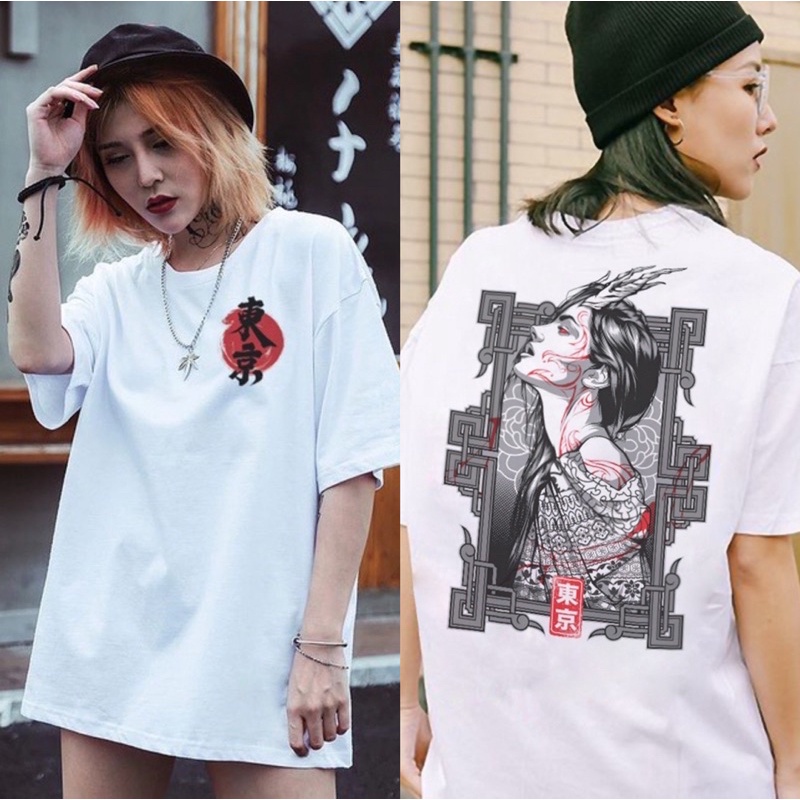 SALE 50% BST ÁO THUN HÌNH Oversize Japan Inspired design Aesthetic Oversized T shirt Unisex white tees trendy fashi | WebRaoVat - webraovat.net.vn