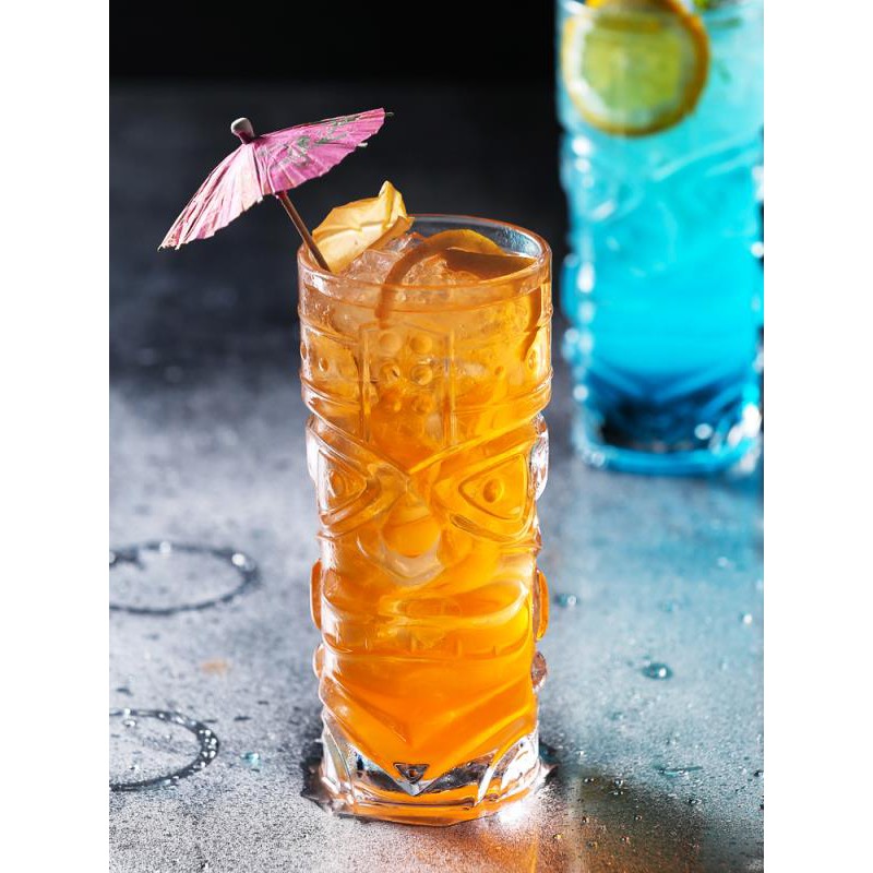 Ly Thủy Tinh Dày Uống Cocktail Tiki Tiện Dụng