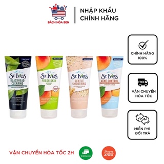 (USA) Sữa Rửa Mặt Tẩy Tế Bào Chết ST.IVES 170G