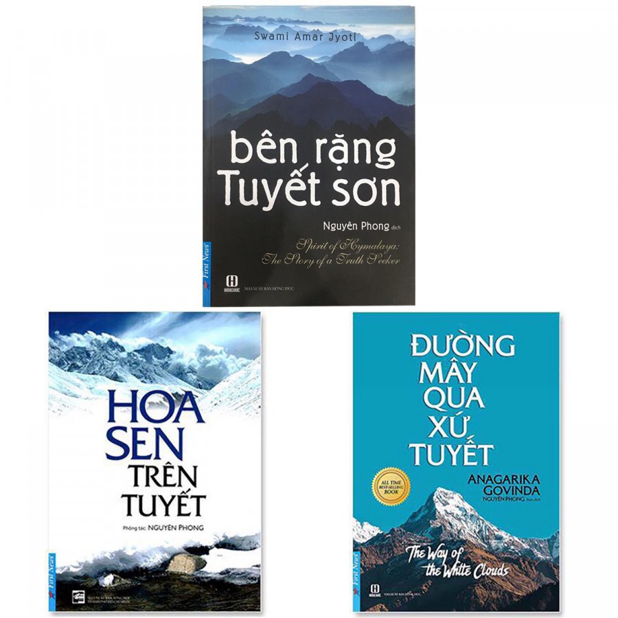 Sách – Combo 3 cuốn Bên Rặng Tuyết Sơn, Hoa Sen Trên Tuyết, Đường Mây Qua Xứ Tuyết – Anagarika Govinda – top1shop