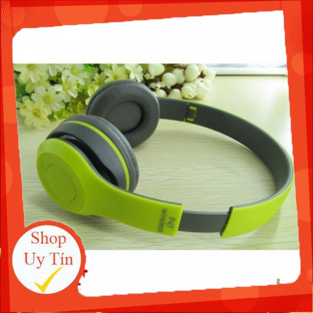 [Khuyến Mại] Tai Nghe Bluetooth Chụp Tai Không Dây P47 Nhỏ Gọn Tiện Lợi | BigBuy360 - bigbuy360.vn
