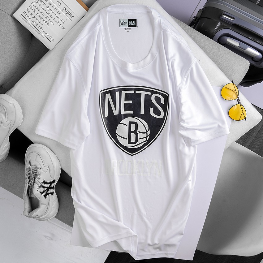Áo Thun New Era Training Brooklyn NETS Trắng