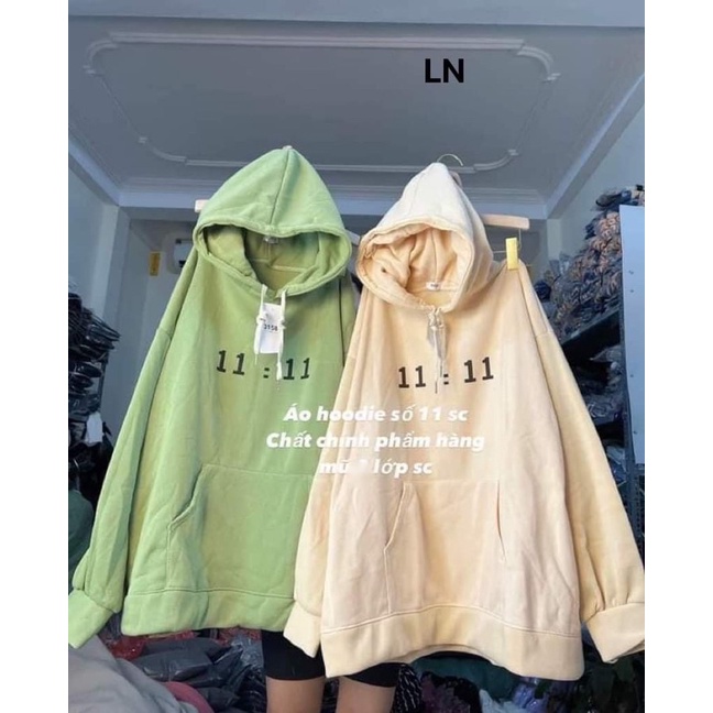 Áo hoodie nỉ cotton 1111 LN12