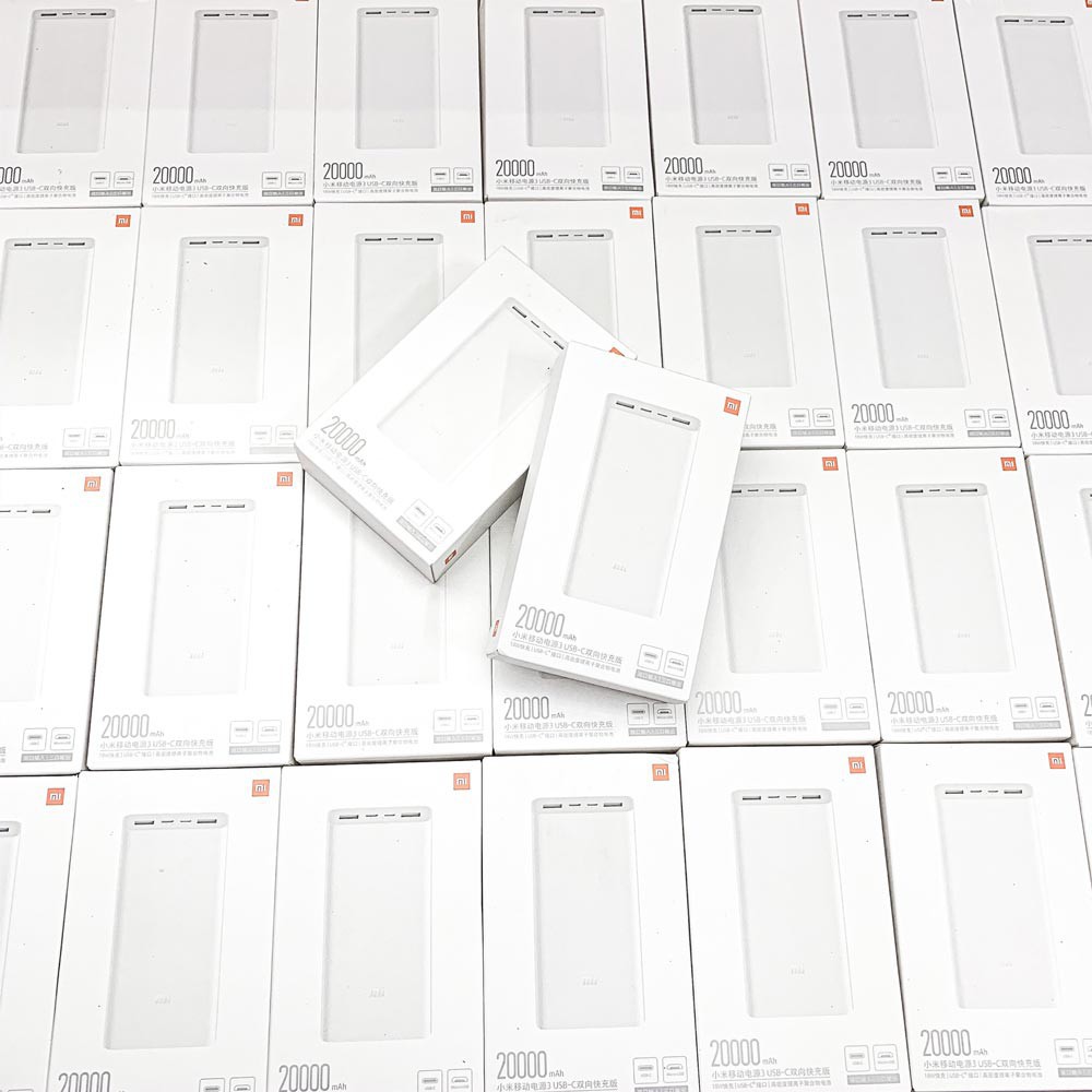 ▽Pin Sạc dự phòng Xiaomi gen 3 20.000 mAh hàng chính hãng Bảo Hành 12 tháng