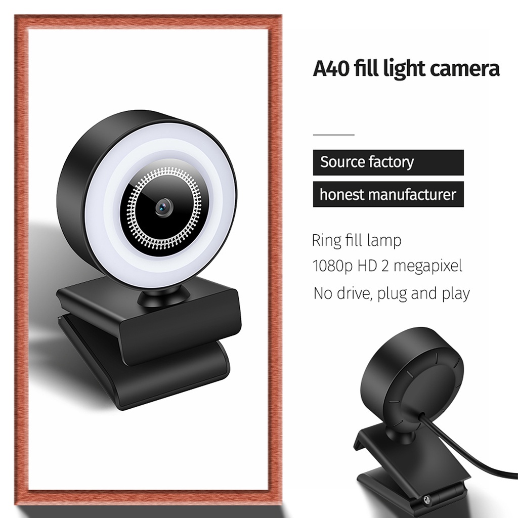 Webcam HD 1080p tích hợp micro có thể xoay chất lượng cao | BigBuy360 - bigbuy360.vn