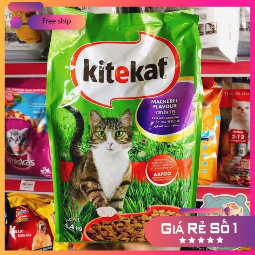 [Ban si] [ ban si] THỨC ĂN CHO MÈO KITEKAT VỊ CÁ THU - CÁ NGỪ 1.4kg