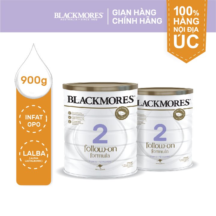 Combo 02 Hộp Sữa Blackmores Follow-on Formula 2 900g