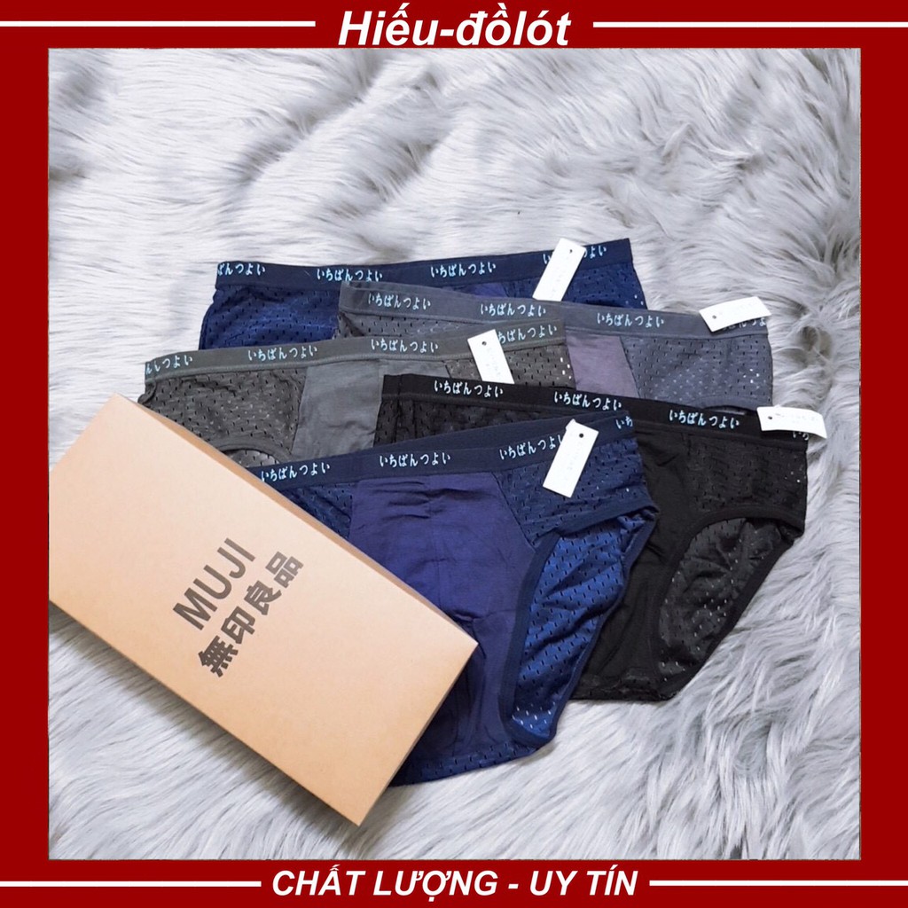 💓FREESHIP💓Quần Lót Shịp Nam Muji Lưới Nhật Thông Hơi, Thoáng Khí, Kháng Khuẩn CỰC MÁT