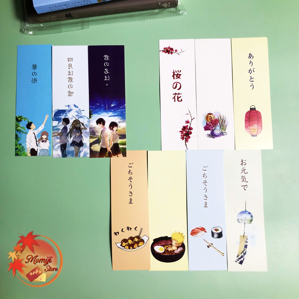 [XẢ SỐC GIÁ SIÊU RẺ] Bookmark kẹp đánh dấu sách Anime cực xinh