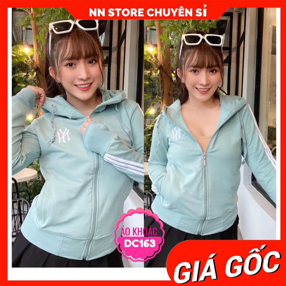 Áo khoác nữ chống nắng chất thun mềm mịn thêu họa tiết dễ thương AKDC