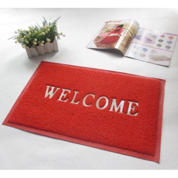 THẢM WELCOME 50x70CM, Thảm Trải Khách Sạn, Siêu Thị Điện Máy, Tòa Nhà Lớn, Thảm trải sàn, Thảm Lau Chân Nhựa PVC