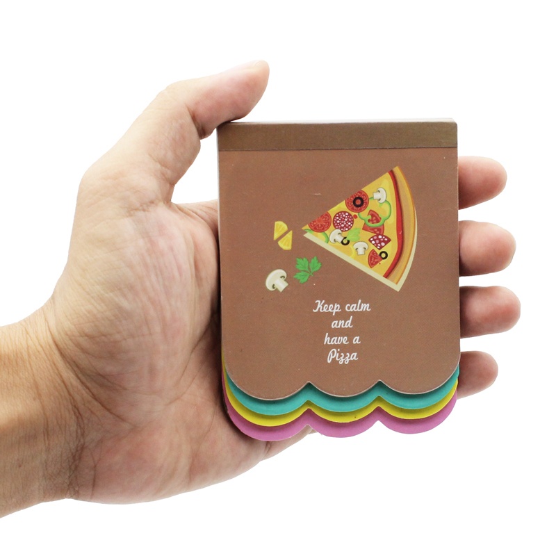 Sổ Notes Of Bakery 10 x 7.5 cm - Khai Trí Stationery - Hình Pizza