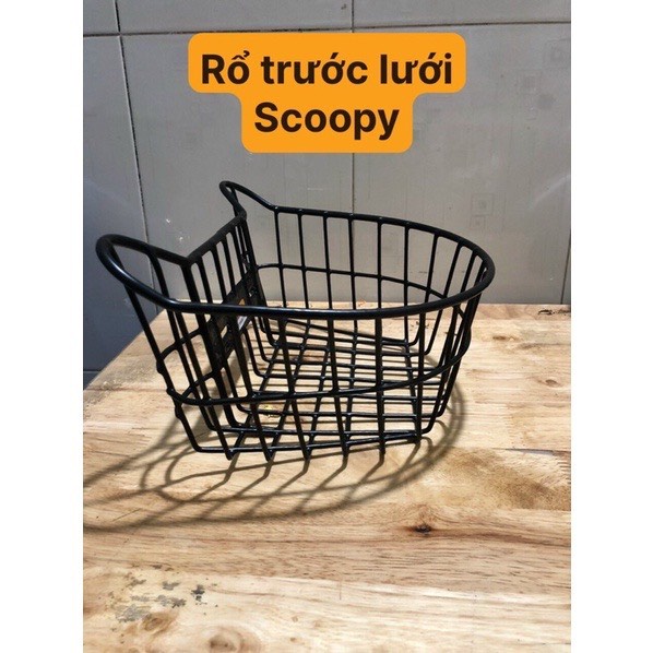 RỔ TRƯỚC LƯỚI CHO XE SCOOPY