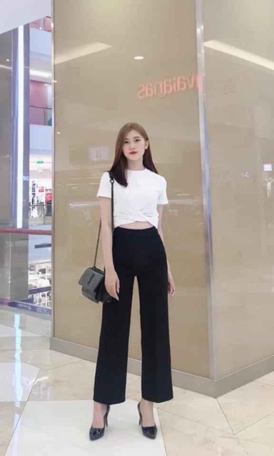 [Bán Vì Đam Mê] Quần suông ống rộng, có khóa kéo, siêu xinh, mặc chân dài như siêu mẫu | BigBuy360 - bigbuy360.vn