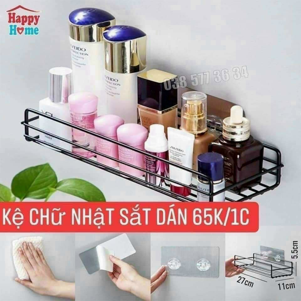 [ Bao Giá Vịnh Bắc Bộ ] Kệ Dán Tường Nhà Tắm Nhà Vệ Sinh SIêu Chắc Chắn GIá Hạt Rẻ