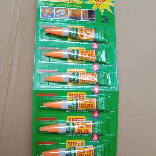 Keo Dán Đa Năng Siêu Dính, Siêu Chắc Dán Da; Gỗ; Giấy; Kim Loại Super Glue