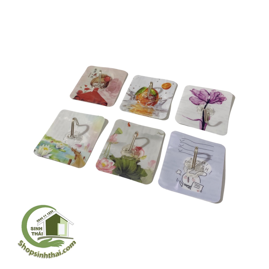 Móc dán tường treo đồ - Giao màu ngẫu nhiên