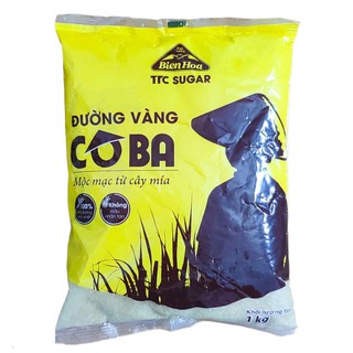 Đường vàng Cô Ba Biên Hòa gói 1kg - Mộc mạc từ cây mía
