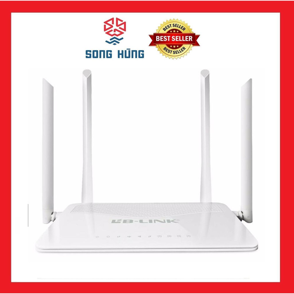 Bộ phát sóng wifi 4 râu cực mạnh LB-LINK BL-WR450H