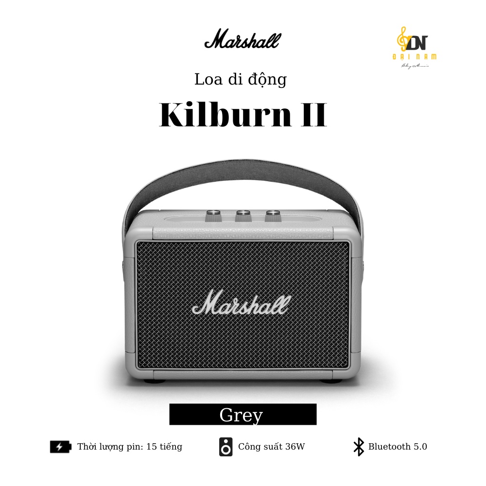  Loa Bluetooth Marshall Kilburn II Chính Hãng - Bảo hành chính hãng 1 năm 1 đổi 1