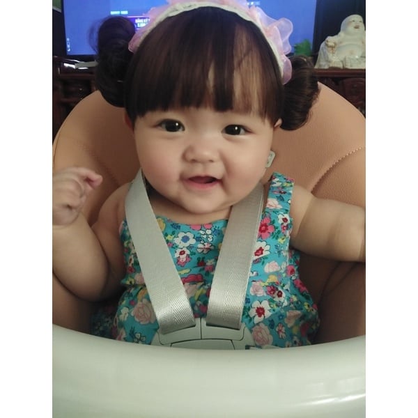 Mẫu băng đô ren trắng