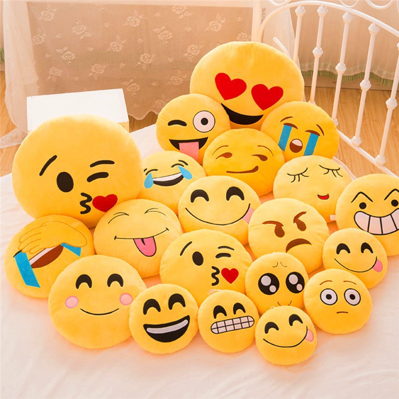 [Deal Sốc] Gối Nhồi Bông Sticker Gấu Bông Cảm Xúc Emoji Móc Khóa 10cm Nhỏ Nhắn Xinh Xắn Đáng Yêu Giá Rẻ Yuta Home