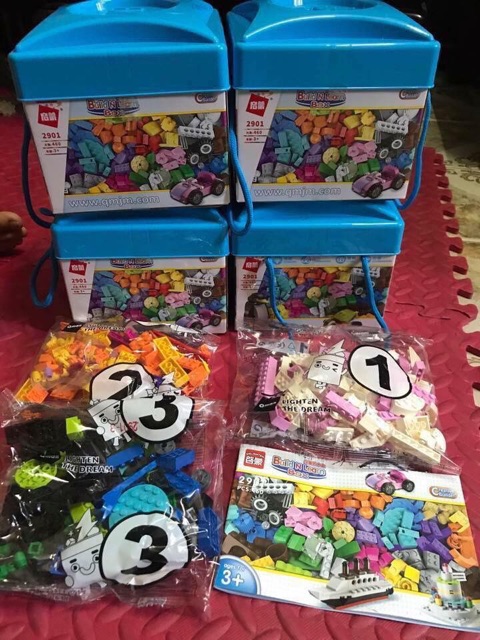 Bộ lego hộp vuông 460 chi tiết