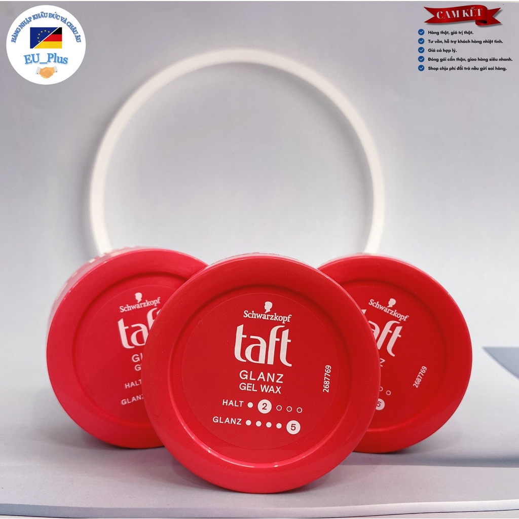 Sáp vuốt tóc Taft GLANZ số 5 75ml - Đức - Schwarzkopf - màu hồng