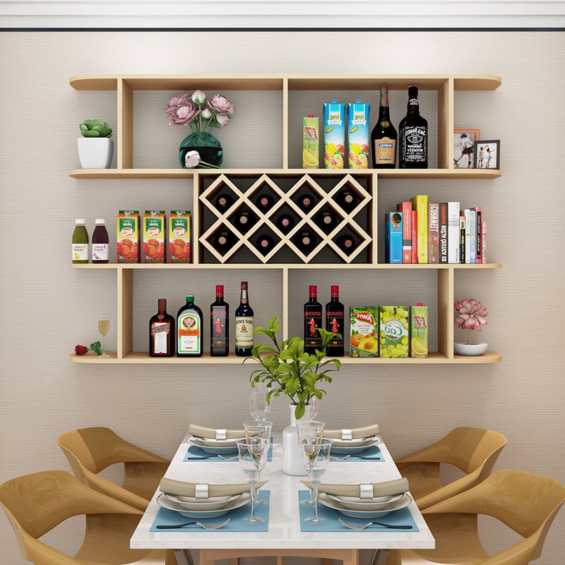 Kệ Treo Tường Bằng Gỗ MDF Cao Cấp Thương Hiệu IGA  - GP46
