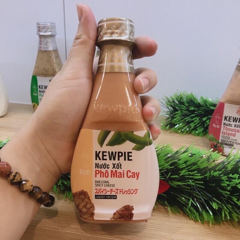 [NEW] Nước Xốt Kewpie Các Loại 210ml Ăn Cùng Salad,Rong Nho. Chuẩn Keto/Das