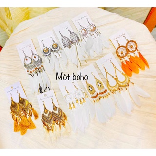 Bông tai Boho sặc sỡ