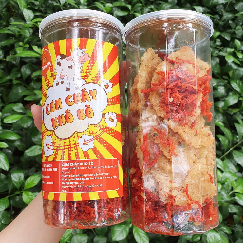 Cơm Cháy Lắc Khô Bò 300g Giòn Ngon Đậm Vị  I BateFood  I Đồ Ăn Vặt | BigBuy360 - bigbuy360.vn