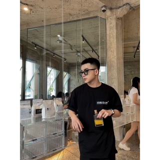 YOSICLUB ÁO THUN đen SHADOW TEE