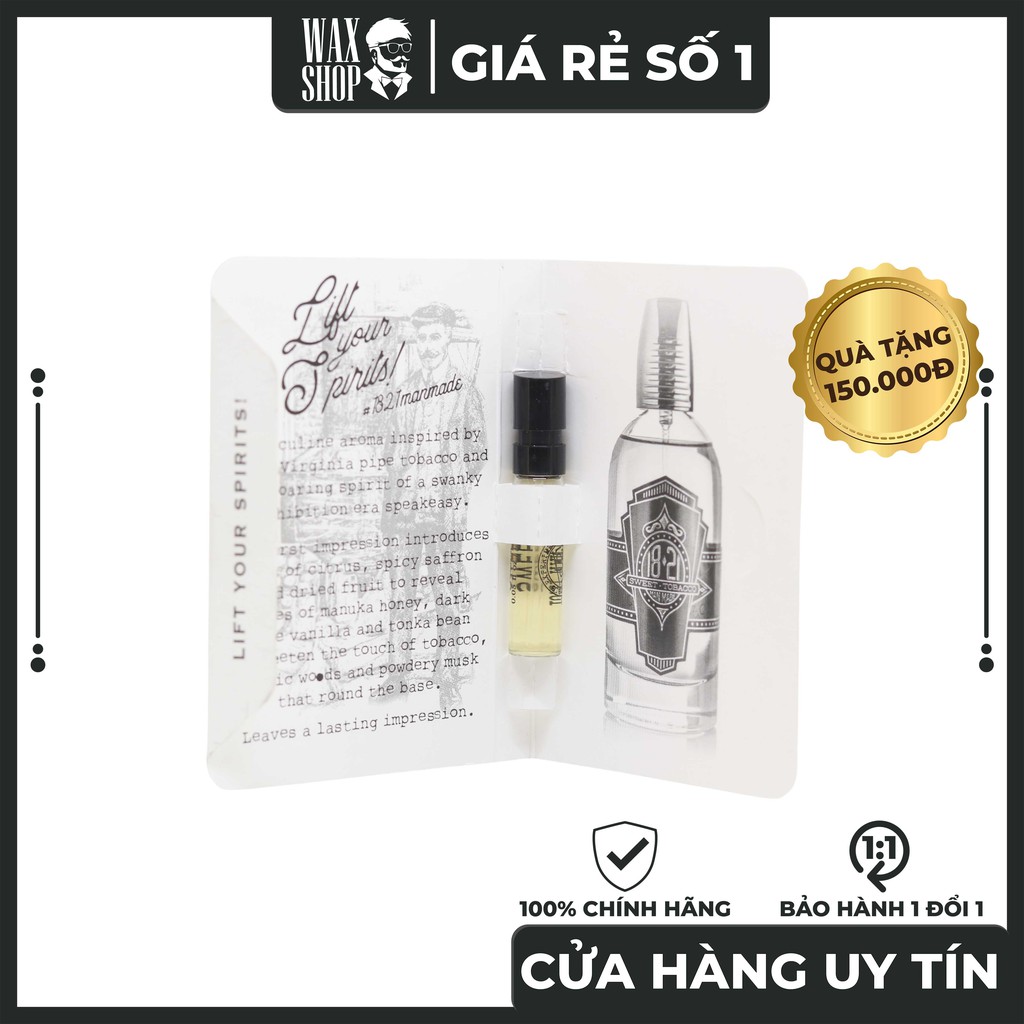 Nước hoa 1821 Man Made Sweet Tobacco Spirits 5ml