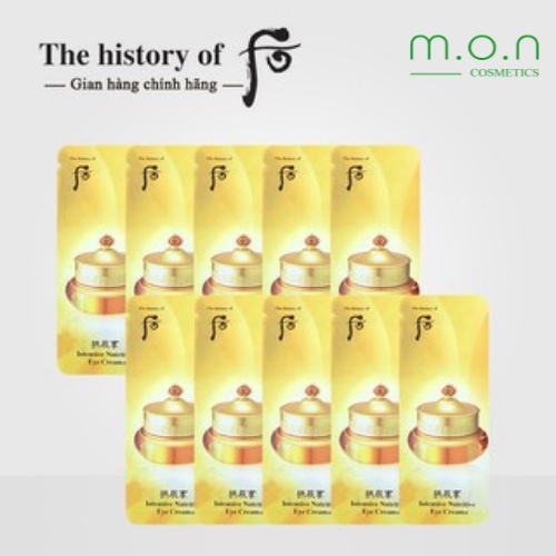 Kem dưỡng mắt Whoo Intensive Nutritive Eye Cream 1ml/gói | BigBuy360 - bigbuy360.vn