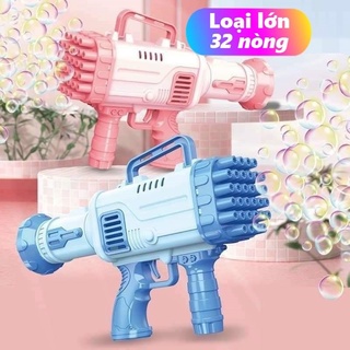 Súng bắn bóng bóng,phun xà phòng loại lớn 32 nòng