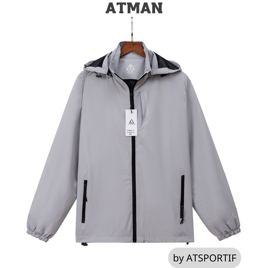 Áo gió nam chống nước cao cấp 2 lớp vải tráng bạc, chống mưa, chống gió hoàn toàn