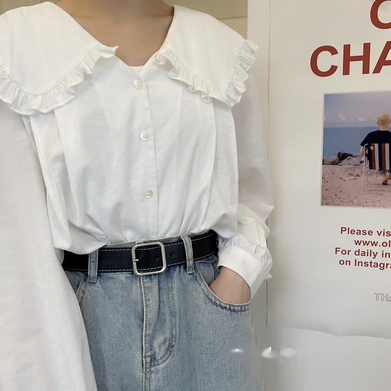 Thắt Lưng Khóa Vuông Màu Đen / Bạc Đơn Giản Phong Cách hip hop Hàn Quốc Thời Trang