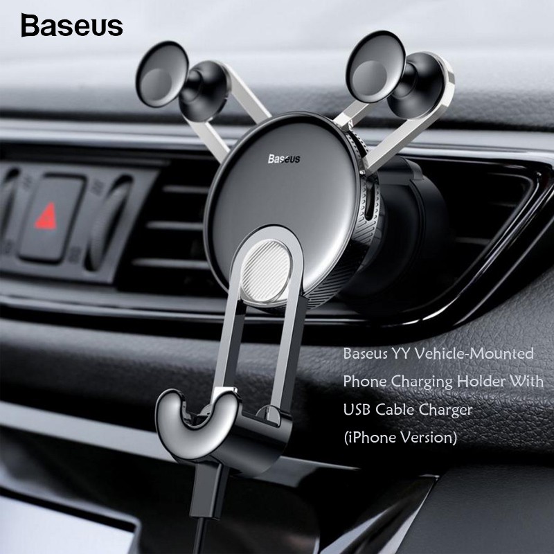 Đế đỡ điện thoại kèm móc treo đồ tiện dụng cho xe hơi