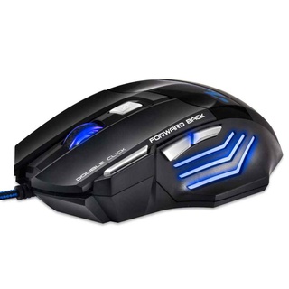 MC-iMICE X7 Double Click 7 Buttons USB Wired Optical Computer Game Mouse Respiratory LED Backlight Gaming Mice