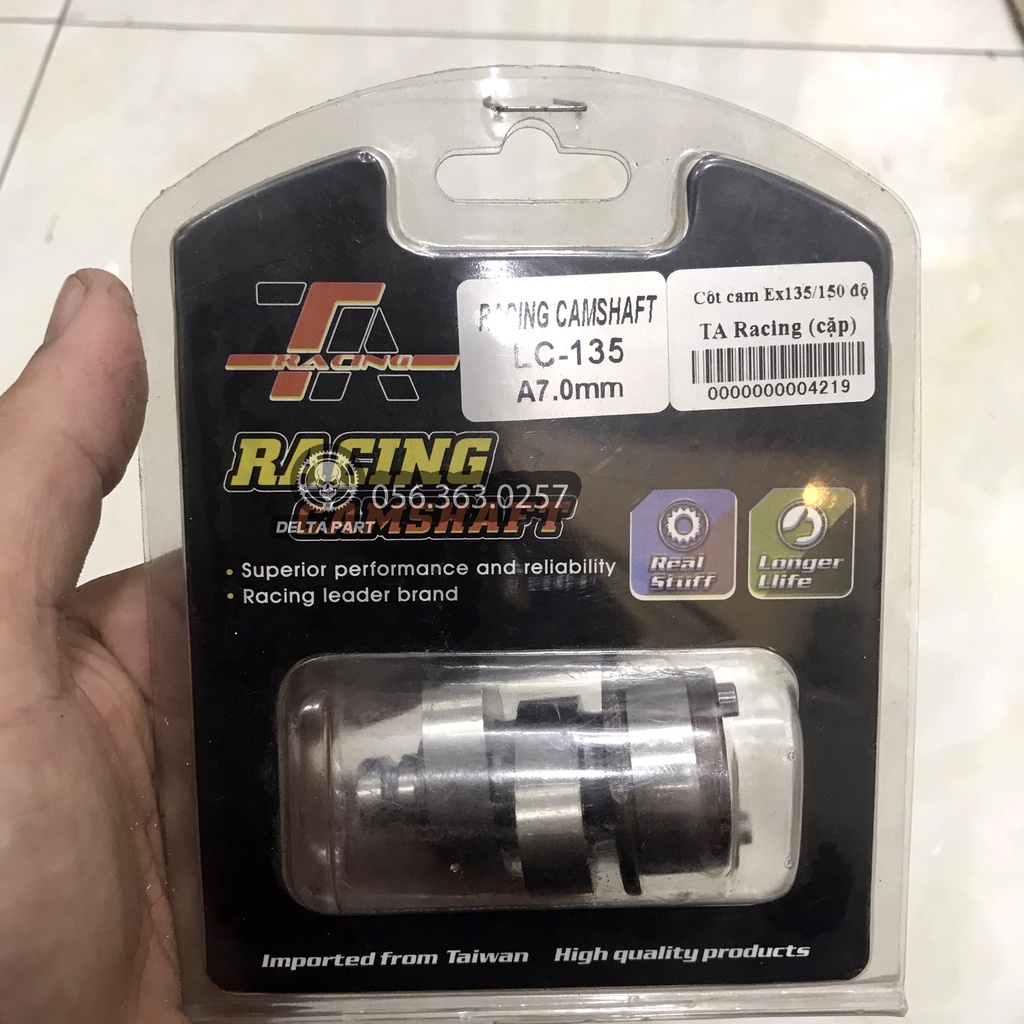 CAM ĐỘ EXCITER 135 150 TA Racing 6LY1 &amp; 6LY.3 &amp; 6LY5 &amp; 6LY 8 &amp; 7LY0 ex135 ex150