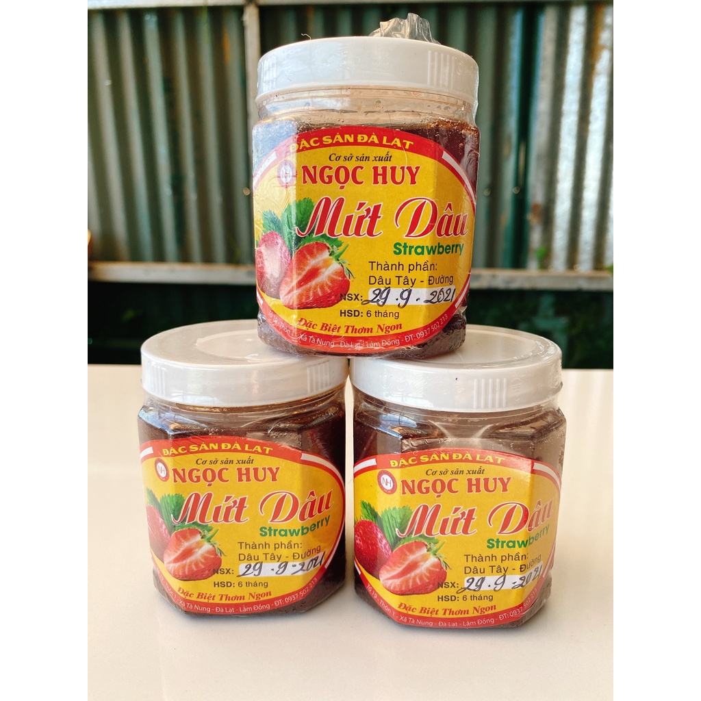 Mứt dâu / HŨ 400gr - Đặc sản Đà Lạt