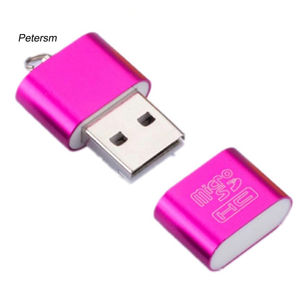 Đầu Đọc Thẻ Nhớ Usb 2.0 Tf Bằng Hợp Kim Nhôm Cho Pc Laptop